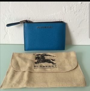 Burberry Pebbled Leather Coin Purse